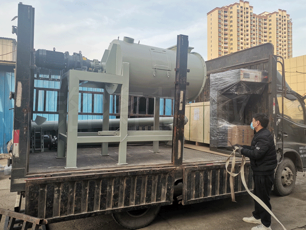 簡(jiǎn)易干粉砂漿生產(chǎn)線交付物流!