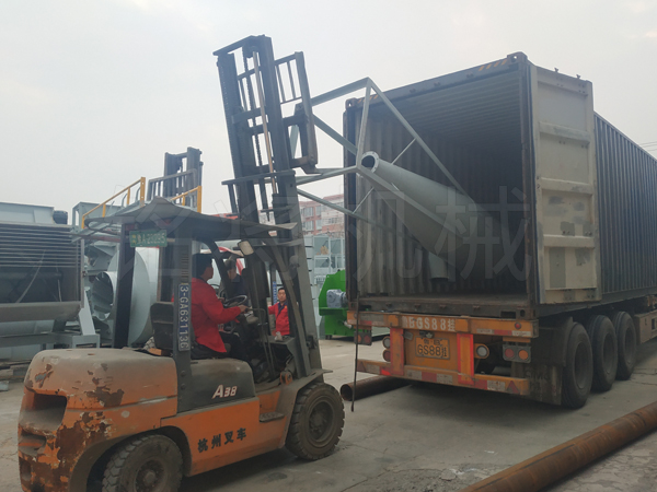 烘干機設備發貨現場